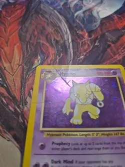 Pokemon TCG Hypno Fossil Holo Unlimited Rare Card 8/62 HP/DMG - Image 2