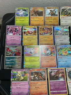 30 Pokemon Cards Lot ALL RARE HOLO Stamped Mimikyu Entei Tyranitar Landorus - Image 2