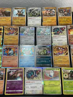 30 Pokemon Cards Lot ALL RARE HOLO Stamped Mimikyu Entei Tyranitar Landorus - Image 3