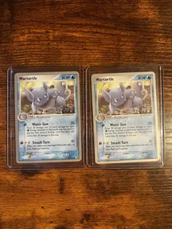 2006 World Championship Wartortle 50/112 Pokemon Card Lot x2 LP MP - Image 1