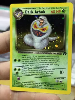 Ninetales 12/102 Base Set Dark Arbok 2/82 Team Rocket Holo Pokemon Card Lot WOTC - Image 4
