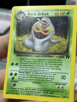 Ninetales 12/102 Base Set Dark Arbok 2/82 Team Rocket Holo Pokemon Card Lot WOTC - Image 5