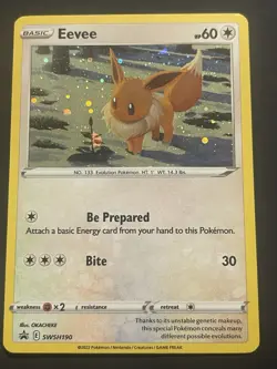 Eevee Promo SWSH: Sword & Shield Promo Cards Cosmos SWSH190 NM - Image 1