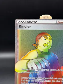 Pokemon Kindler Brilliant Stars Full Art Rainbow Holo Card 179/172 Secret Rare - Image 3