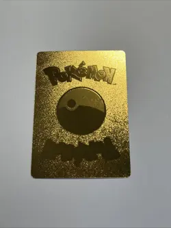 Mega Ancient Tyranitar Ex Gold Foil Fan Art Display Card NM/M - Image 2