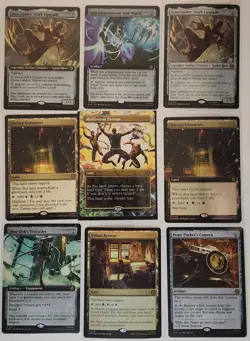 Magic the Gathering Spider-Man Rare/Mythic 9 Card Lot Foils - Image 1