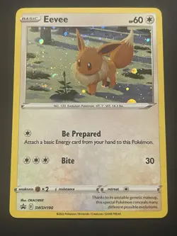 Eevee Promo SWSH: Sword & Shield Promo Cards Cosmos SWSH190 NM - Image 1
