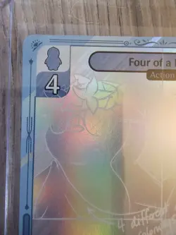 Four of a Kind SERIALIZED SKETCH CARD 10/10 Vibes TCG Legend of the lils - Image 4