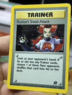 Rocket's Sneak Attack 16/82 Team Rocket Dark Machamp Holo Pokemon Card Lot WOTC - Image 4