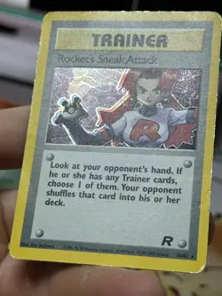 Rocket's Sneak Attack 16/82 Team Rocket Dark Machamp Holo Pokemon Card Lot WOTC - Image 5