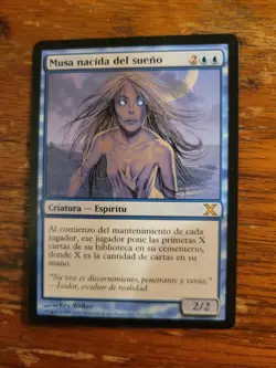 Italian Dreamborn Muse 10th Edition Magic The Gathering MTG Card Vintage Rare - Image 1