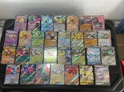 (30) Pokemon Ultra/Secret Rare CARD GX EX V Holo Lot Full Art Mewtwo Fire Kyurem - Image 1