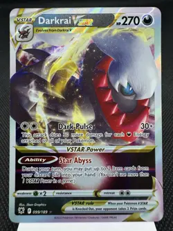Darkrai VSTAR 099/189 - Ultra Rare Holo - Astral Radiance Pokemon Card MINT - Image 1