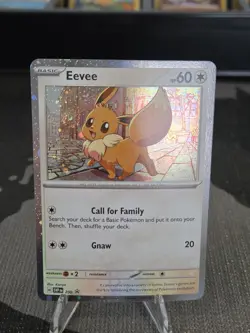 Eevee - W/ SWIRL (Cosmos Holo) Promo SV: Scarlet & Violet Promo Cards SVP 200 NM - Image 1