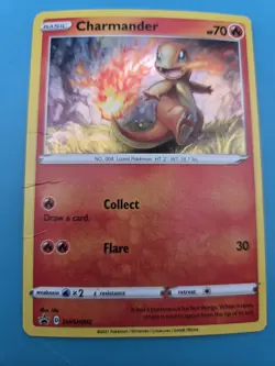 Charmander SWSH092 SWSH: Sword & Shield Promo Card Holo VG - Image 1