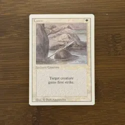 Lance LP Revised Edition 1994 Magic the Gathering Card MTG TCG - Image 1