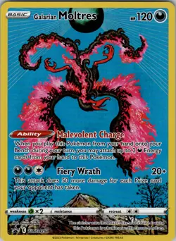 Galarian Moltres Promo SWSH: Sword & Shield Promo Cards SWSH284 NM - Image 1