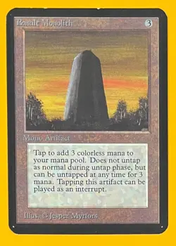 MTG BASALT MONOLITH Alpha (OldManMTG 011-943) - Image 1