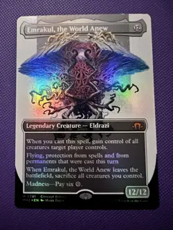 Emrakul, the World Anew MH 3 Mythic Foil Borderless Eldrazi 381 MTG NM - Image 1