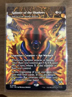 Splinter of the Shadows - Ashcoat of the Shadow Swarm (Borderless Regular - Image 1