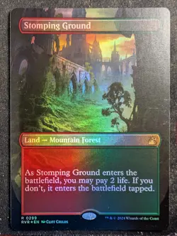 Stomping Ground - Foil Borderless - Ravnica Remastered (MTG) - Image 1