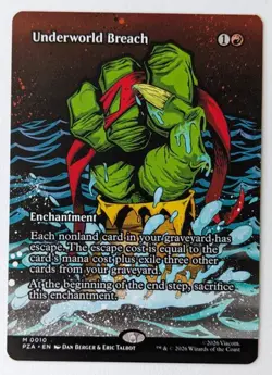 MTG TMNT Teenage Mutant Ninja Turtles Underworld Breach Borderless B) MYTHIC NM - Image 1