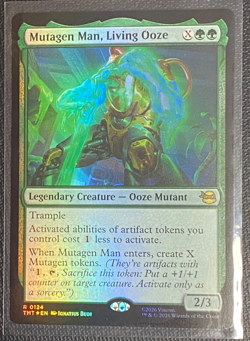 Mutagen Man, Living Ooze Teenage Mutant Ninja Turtles Foil MTG TMT #124 NM/M - Image 1
