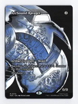 MTG TMNT Teenage Mutant Ninja Turtles Arcbound Ravager (B) Borderless MYTHIC NM - Image 1