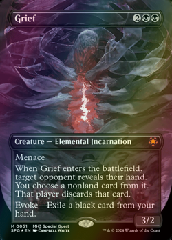MTG Grief Borderless Full Art Foil ** Special Guests ** English - Image 1
