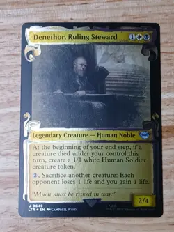 MTG Denethor, Ruling Steward LotR Tales of Middle-earth Foil NM - Image 1
