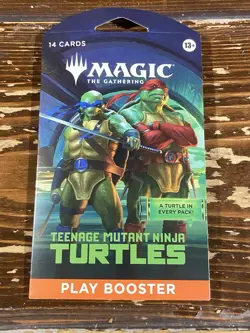 Magic The Gathering Teenage Mutant Ninja Turtles Sleeved Play Booster Pack | MTG - Image 1
