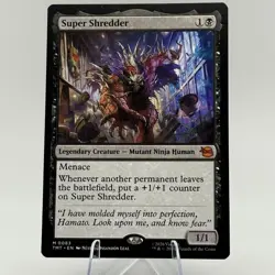 MTG TMNT Teenage Mutant Ninja Turtles Super Shredder MYTHIC NM/Unplayed - Image 1