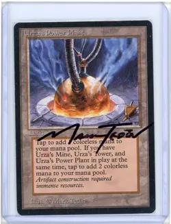 Urza's Power Plant "Sphere" Antiquities Signed Artist Proof MTG - Image 1