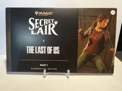 MTG Secret Lair x Playstation The Last of Us Part 1 Rainbow Foil - Sealed NEW - Image 1