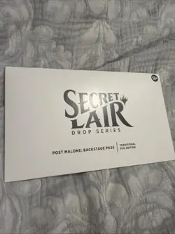MTG Secret Lair x Post Malone: Backstage Pass FOIL Edition - Sealed Pack - Image 1