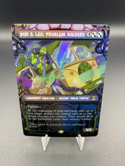 Don & Leo, Problem Solvers Teenage Mutant Ninja Turtles Rare Foil 242 - Image 1