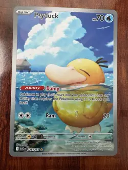 Pokemon Psyduck 226/217 Ascended Heroes Illustration Full Art NM/M PACK FRESH! - Image 1