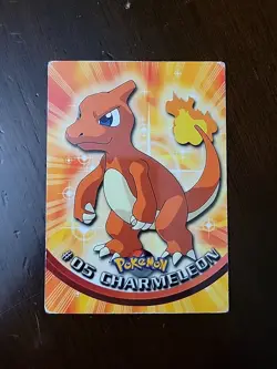DMG! Pokemon TCG Vintage 1999 Topps TV Series 1 #5 Charmeleon Black Label - Image 1