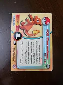 DMG! Pokemon TCG Vintage 1999 Topps TV Series 1 #5 Charmeleon Black Label - Image 2