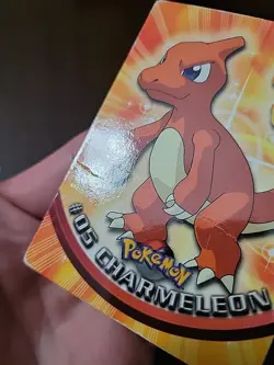 DMG! Pokemon TCG Vintage 1999 Topps TV Series 1 #5 Charmeleon Black Label - Image 4