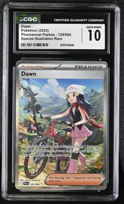 2025 Pokemon Dawn Phantasmal Flames 129/094 CGC GEM MINT 10 - Image 1