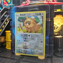 Bidoof Brilliant Stars Reverse Holo Pokemon TCG 120/172 Sword & Shield Common - Image 2