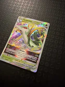 Serperior VSTAR 008/195 SWSH Silver Tempest – Ultra Rare Holo Pokemon TCG JBT01 - Image 3