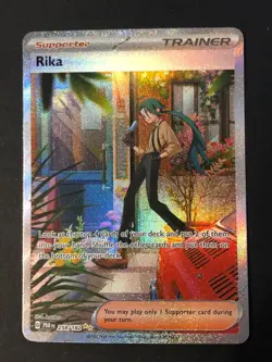 Rika - 258/182 - Special Illustration Rare NM, English Pokemon Paradox Rift - Image 1