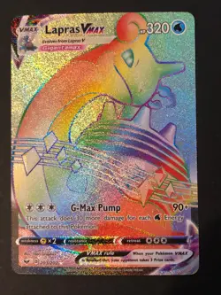 Lapras VMAX 203/202 Pokemon TCG Sword & Shield Base Set NM - Image 1