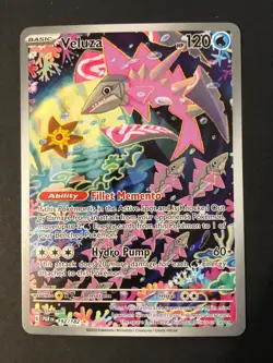Veluza 192/182 Paradox Rift Pokemon Card TCG Illustration Rare Full Art Holo NM - Image 1