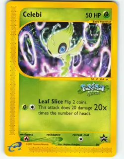 Celebi - Pokemon 4Ever - #50 WOTC Black Star Promo - Pokemon TCG - 2002 - Image 1