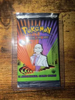Pokemon Gym Challenge 1st Edition Booster Pack unweighed - Image 1