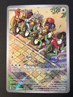 Cyclizar #215/182 - Paradox Rift (Illustration Rare) Full Art Pokemon TCG - Image 1