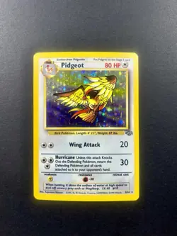 1999 Pokemon Pidgeot Holofoil LP+ Jungle #8 Holo Vintage Rare Unlimited - Image 1
